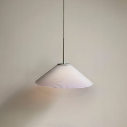 Suspension Solid verre blanc / Ø 44 cm - HÜBSCH
