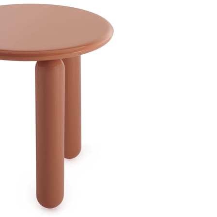 Table basse Undique Mas bois orange / Ø 48 x H 51 cm - Patricia Urquiola, 2023 - Kartell