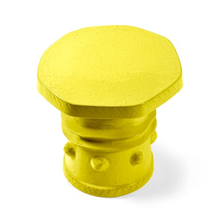 Table d'appoint Clara 08 céramique jaune / Ø 39 x H 37 cm - Serax