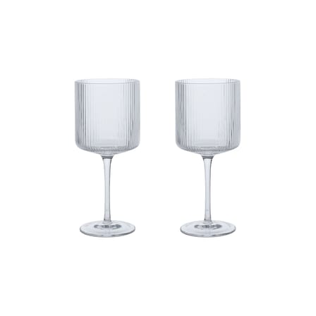 Set de 2 verres à vin rouge Ripple / 32,5 cl - Ferm Living