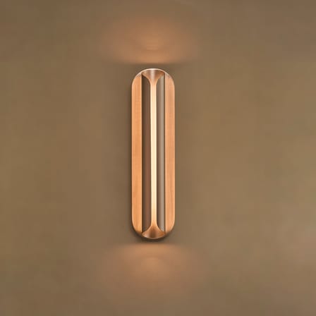 Rosalie LED Large Wall light metal / H 60 x W 15 cm - DCW éditions