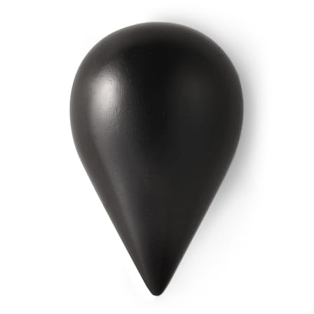 Wandhaken Dropit Small holz schwarz 2er-Set - H 7,7 cm - Normann Copenhagen
