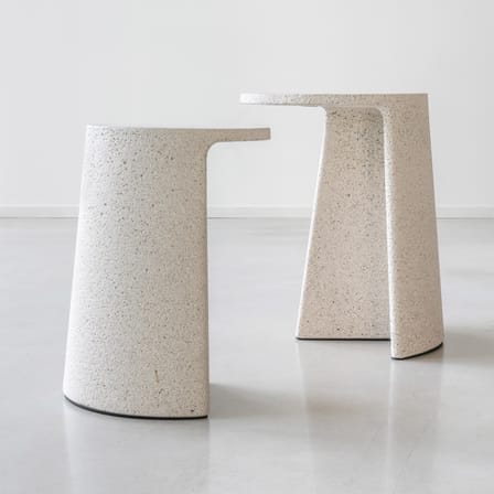 Table d'appoint Ancora béton gris / Ø 28,5 x H 42,5 cm - Magis