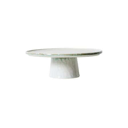 Alzata per dolci 70s ceramics ceramica bianco / Ø 26 x H 9,5 cm - HK LIVING