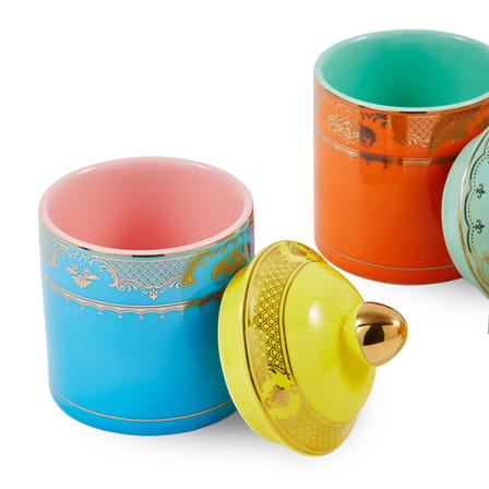 Boîte Grandpa Small céramique bleu / Ø x H 14 cm - Pols Potten