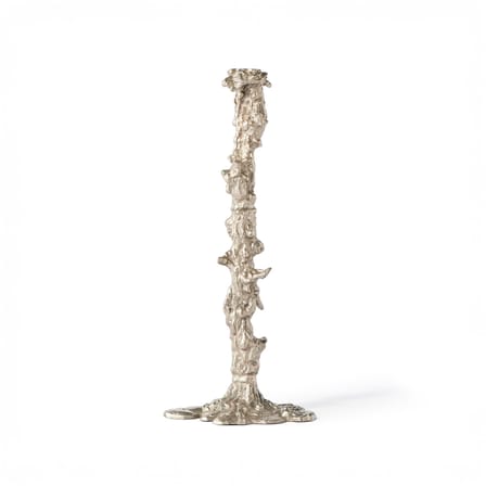 Bougeoir Drip XXL métal argent / H 50 cm - Pols Potten
