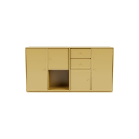 Buffet Couple bois jaune / L 139.2 x P 38 x H 72,6 cm - MONTANA