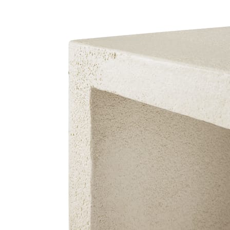 Console Elements blanc / L 150 x P 40 x H 85 cm - Microciment - Ethnicraft