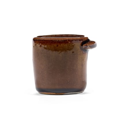 Espressotasse Out of Lines keramik braun / Set von 2 - Ø 6,3 x H 6,4 cm - Serax