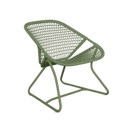 Fauteuil bas Sixties / Assise souple plastique tressé - Fermob