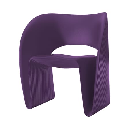 Fauteuil Raviolo plastique violet / Ron Arad, 2011 - Magis