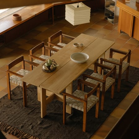 Fauteuil Symmetry bois naturel - Frama 