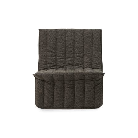Gepolsterter Sessel Limit OUTDOOR textil grau / Neuauflage 1974 - Normann Copenhagen
