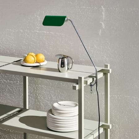 Lampe de bureau Apex Desk Clip / Base étau - Orientable / H 43 cm - Hay