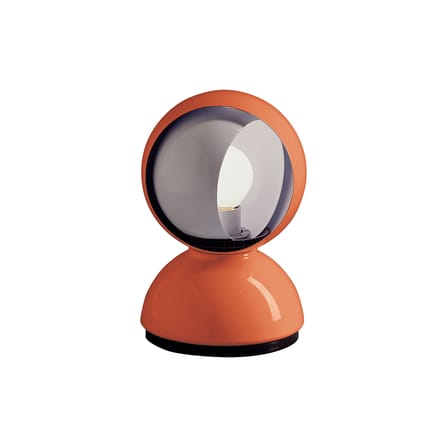 Lampe de table Masters' Pieces - Eclisse métal orange / Vico Magistretti , 1965 - Artemide