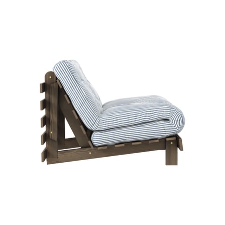 Fauteuil convertible Roots / Dormeuse & lit d'appoint - 3 positions / Structure marron - KARUP DESIGN