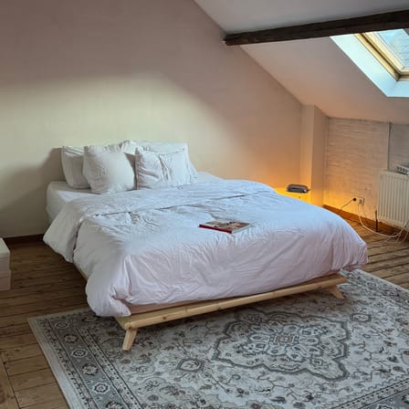 Lit double Senza / Pour matelas 140 x 200 cm - KARUP DESIGN