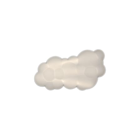 Applique Nuvola Minor Prof. 14 cm plastique blanc / Plafonnier LED  / 100 x 58 cm - Nemo