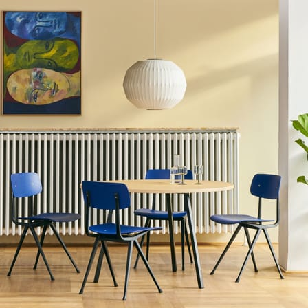 Suspension Bubble Angled Sphere tissu blanc / Medium - Ø 49,5 x H 38,5 cm - Hay