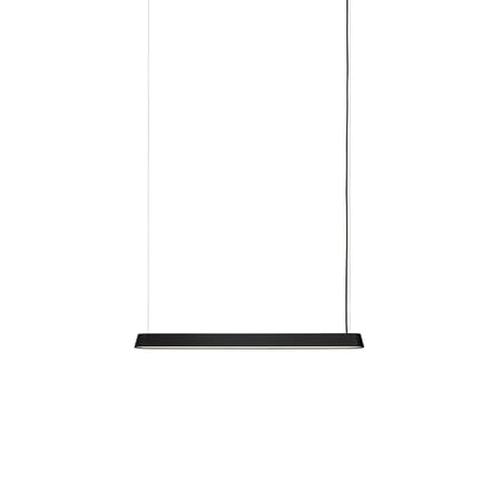 Suspension Linear LED métal noir / L 87,2 cm - Muuto