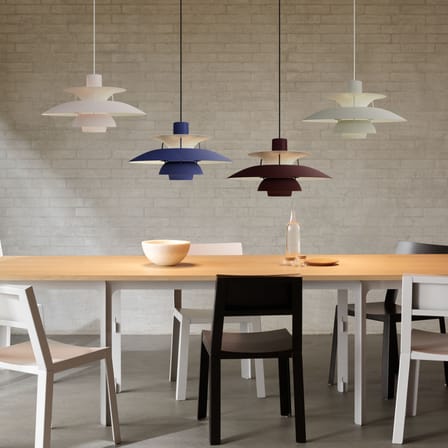 Suspension PH 5 métal rose / Ø 50 cm - Poul Henningsen, 1960 - Louis Poulsen
