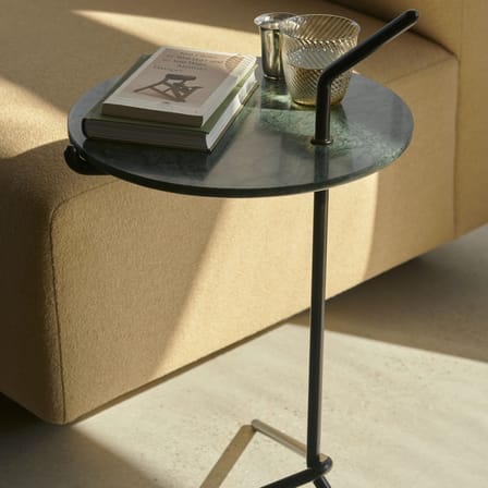 Table d'appoint Halten SH9 marbre vert - &tradition
