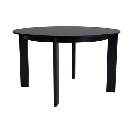 Table ronde Chisel 25 bois noir / Ø 127 cm - 4 pieds - Hay