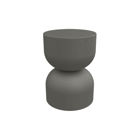 Tabouret Piapolo métal vert / Coffre rangement - Fermob