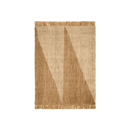 Tapis Studie beige / 140 x 200 cm - Jute tissé main - Ferm Living