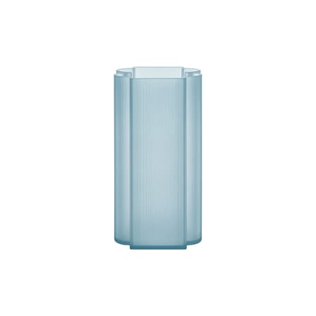 Okra Vase plastic material blue / H 34 cm - Recycled / Patricia Urquiola, 2023 - Kartell