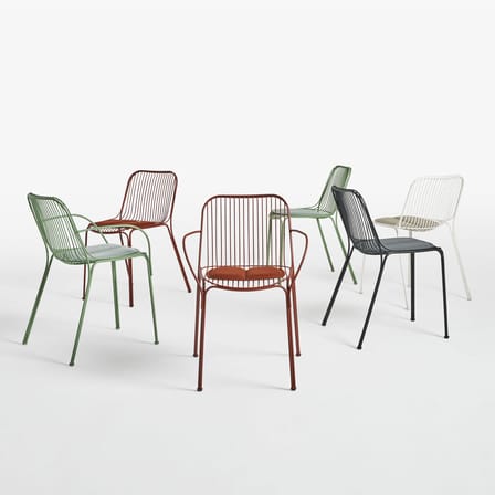 Accessoire  tissu rouge / Coussin assise pour fauteuil HiRay - Recyclé - Kartell