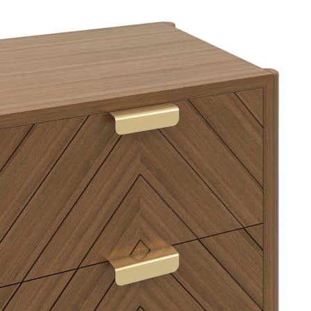 Marius Chiffonier natural wood / L 50 x H 130 cm - Hartô