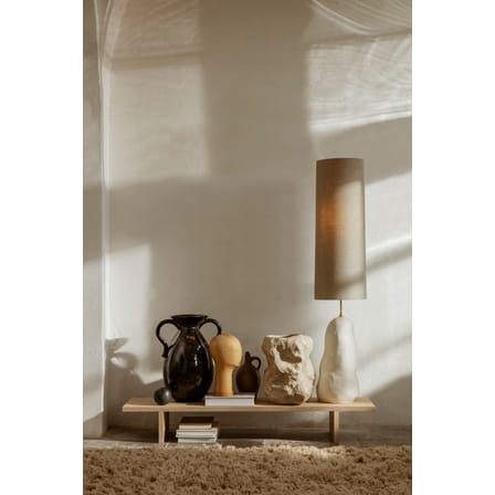 Console basse Kona bois naturel / L 140 x H 20 cm - Ferm Living