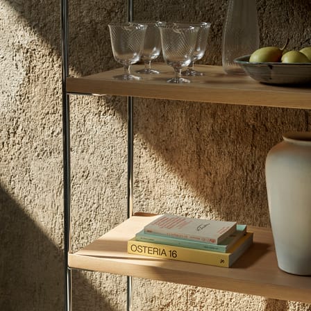 Étagère Alima NDS6 chêne / 83 x P 38 x H 174 cm - &tradition