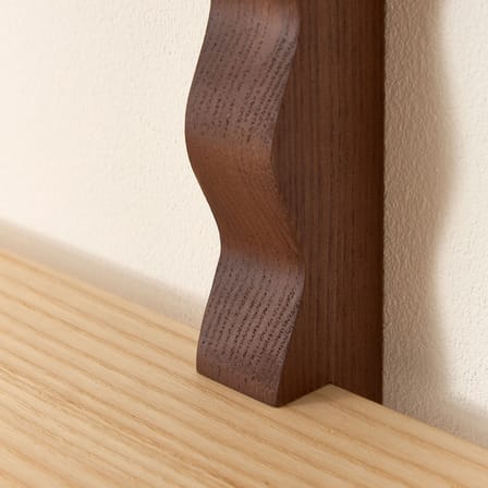 Etagère murale Heju X Nobodinoz bois / 90 x H 102 cm - NOBODINOZ