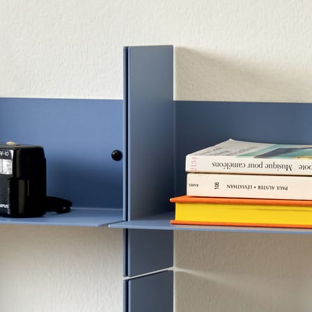 Étagère Pli métal bleu / L 20 x P 15 cm - TIPTOE