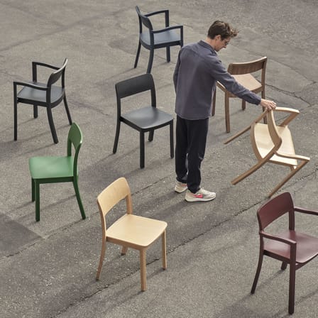 Fauteuil Pastis bois noir - Hay
