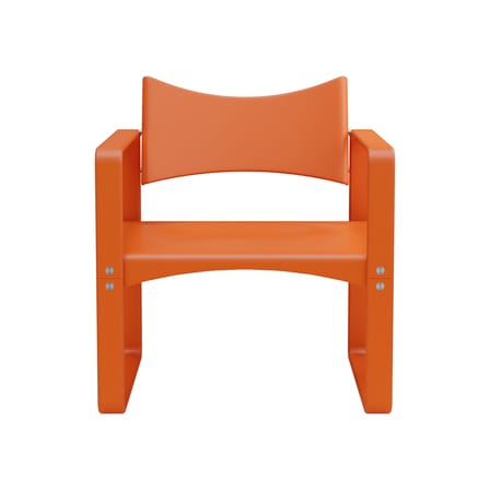 Fauteuil Series 270 F bois orange / Verner Panton (1965) - Verpan