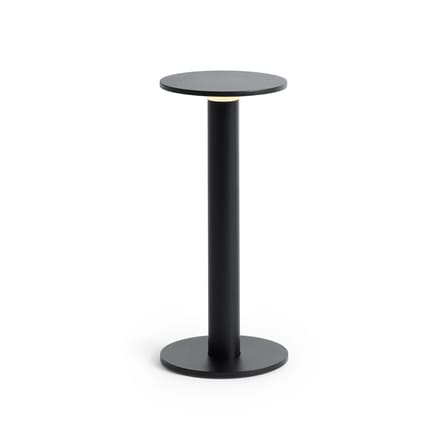 Kabellose, wiederaufladbare Außenlampe Host Small metall schwarz / LED - H 22 cm / Magnetische Befestigung - Hay