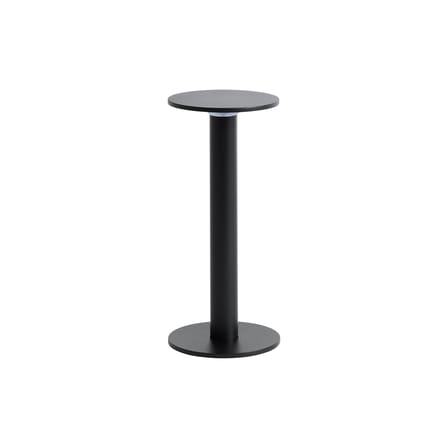 Kabellose, wiederaufladbare Außenlampe Host Small metall schwarz / LED - H 22 cm / Magnetische Befestigung - Hay