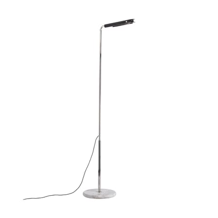 Lampadaire Mezzaluna LED métal noir / Bruno Gecchelin, 1975 - Orientable - DCW éditions