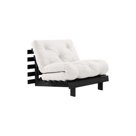 Fauteuil convertible Roots / Dormeuse & lit d'appoint - 3 positions / Structure noire - KARUP DESIGN