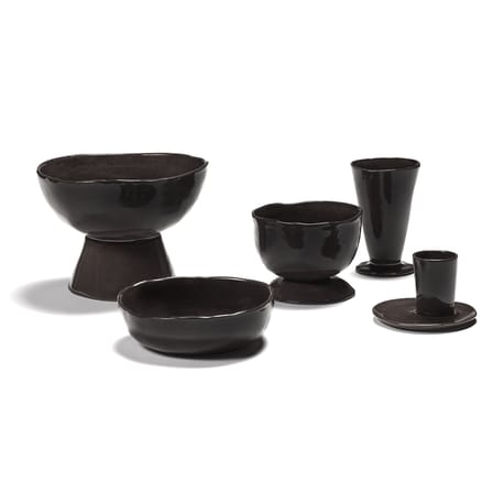 Piattino sottotazza pour tasse à espresso La Mère ceramica marrone / Set di 2 - Serax