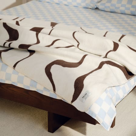 Plaid Felu marron / 150 x 200 cm - NOO.MA