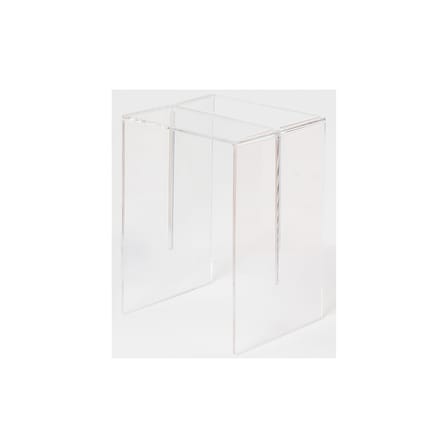 Table d'appoint Max-Beam plastique transparent / Tabouret - Kartell