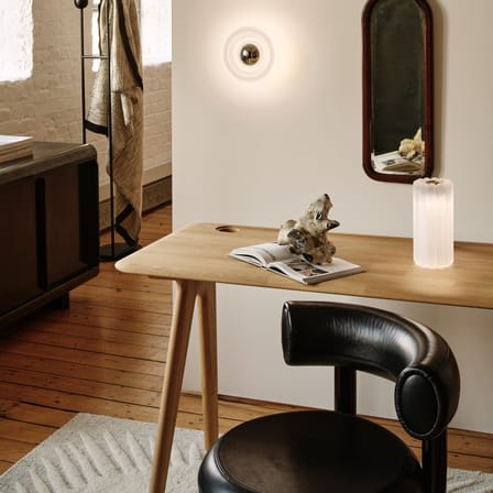 Press LED Table lamp glass white / H 23.5 cm - Tom Dixon