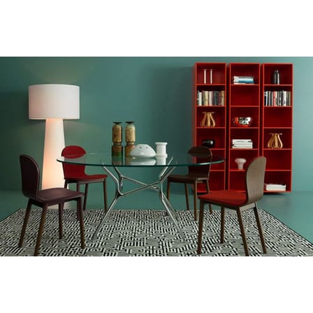 Table ronde Branch verre transparent / Jakob Wagner, 2012 - Ø 130 cm - Cappellini