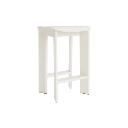 Tabouret haut Chisel 30 Low bois blanc / H 65 cm - Hay