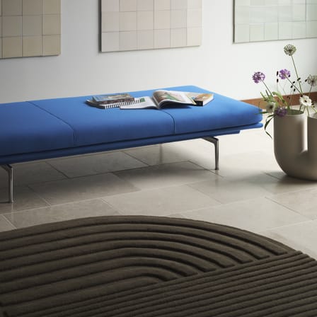 Tapis Relevo marron / 170 x 240 cm - Tufté main - Muuto