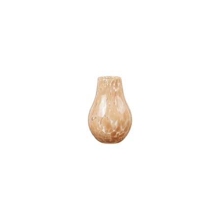 Vase Ada Spot verre beige / Ø 15,5 x H 22,5 cm - Soufflé bouche - BROSTE COPENHAGEN